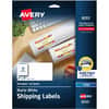 AVE8253 - White Shipping Labels, Sure Feed&reg;, 2" x 4" , 200 Labels (8253), 2" Width x 4" Length, Permanent Adhesive, Rectangle, Inkjet, Matte, White, Paper, 10 / Sheet, 20 Total Sheets, 200 Total Label(s)