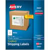 AVE8465 - TrueBlock Shipping Label, x 8 1/2" Width x 11" Length, Full Sheet, Permanent Adhesive, Inkjet, Matte, White, Paper, Permanent Adhesive, Jam Resistant, Smudge Resistant, Customizable, Stick & Stay
