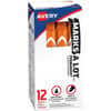 AVE08883 - Large Desk-Style Permanent Markers, 4.762500 mm Chisel Marker Point, Orange Ink, Orange Plastic Barrel, 1 Dozen