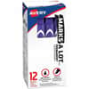 AVE08884 - Large Desk-Style Permanent Markers, 4.762500 mm Chisel Marker Point, Purple Ink, Purple Plastic Barrel, 1 Dozen