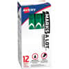 AVE08885 - Large Desk-Style Permanent Markers, 4.762500 mm Chisel Marker Point, Green Ink, Green Plastic Barrel, 1 Dozen