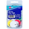 AVE11026 - 1-1/4" Key Tags, Split Ring, Assorted Colors, 50 Tags (11026), Round, Metal, Card Stock, Assorted, 50 / Pack