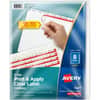 AVE11417 - Index Maker Index Divider, 8 x Divider(s), 8 Tab(s), 8, 8 Tab(s)/Set, 8.5" Divider Width x 11" Divider Length, A4, 8.50" Width x 11" Length, 3 Hole Punched, White Paper Divider, White Paper Tab(s)