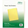 AVE11468 - Office Essentials Insertable Dividers, 8 x Divider(s), 8, 8 Tab(s)/Set, 8.5" Divider Width x 11" Divider Length, 3 Hole Punched, Buff Paper Divider, Clear Plastic Tab(s), 30% Recycled, 8 / Set
