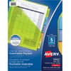 AVE11902 - Big Tab Insertable Plastic Dividers with Pockets, 5 x Divider(s), 5 Tab(s), 5, 5 Tab(s)/Set, 9.3" Divider Width x 11.12" Divider Length, 3 Hole Punched, Translucent Plastic, Multicolor Divider