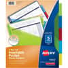 AVE11902 - Big Tab Insertable Plastic Dividers with Pocketsfor Laser and Inkjet Printers, 5 x Divider(s), 5, 5 Tab(s)/Set, 9.3" Divider Width x 11.25" Divider Length, 3 Hole Punched
