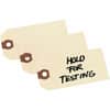 AVE12305 - Unstrung Shipping Tags, 11.5 pt. Stock, 4-3/4" x 2-3/8" , 1,000 Manila Hang Tags, 4.75" Length x 2.37" Width, Rectangular, Card Stock, Pulp, Manila, 1000 / Box