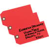 AVE12345 - Unstrung Shipping Tags, 11.5 pt. Stock, 4-3/4" x 2-3/8" , 1,000 Red Hang Tags, 4.75" Length x 2.37" Width, Rectangular, Card Stock, Red, 1000 / Box