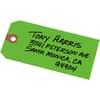 AVE12365 - Unstrung Shipping Tags, 11.5 pt. Stock, 4-3/4" x 2-3/8" , 1,000 Green Hang Tags, 4.75" Length x 2.37" Width, Rectangular, Card Stock, Green, 1000 / Box