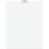 AVE12386 - Individual Bottom Tab Legal Dividers, 25 x Divider(s), Bottom Tab(s), Exhibit M, 1 Tab(s)/Set, 8.5" Divider Width x 11" Divider Length, Letter, 8.50" Width x 11" Length, White Paper Divider