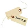 AVE12503 - Manila G Shipping Tag, #9, 3.75" Length x 1.87" Width, Rectangular, String Fastener, Card Stock, Manila, 1000 / Box