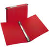 AVE14803 - Hanging Storage Flexible Binder, 1" Binder Capacity, Letter, 8 1/2" x 11" Sheet Size, 175 Sheet Capacity, 3 Ring, Fastener: Round Ring, Vinyl, Red