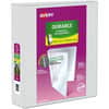 AVE17042 - Durable View Binder, 3" Binder Capacity, Letter, 8 1/2" x 11" Sheet Size, 600 Sheet Capacity, 635 x 3" Ring, Fastener: Slant Ring, Pocket: 2, Internal, DuraHinge design, Polypropylene, White, Recycled