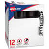AVE24148 - Marks A Lot Permanent Markers - Jumbo Desk-Style Size, Chisel Marker Point, Black Ink, Black Barrel, 1 Dozen