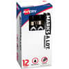 AVE24878 - Marks-A-Lot Desk-Style Permanent Markers, Bullet Marker Point, Black Ink, Black Barrel, Metal, Plastic, Classroom, Warehouse, 12