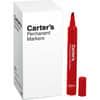 AVE27177 - Permanent Markers, Large Desk-Style, 12 Red (27177), Chisel Marker Point, Red Ink, Metal, Plastic, Classroom, Office, Warehouse, 1 Each