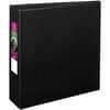 AVE27650 - Durable Binder - DuraHinge, 3" Binder Capacity, Letter, 8 1/2" x 11" Sheet Size, 600 Sheet Capacity, 3 Ring, Fastener: Slant D-Ring, Pocket: 2, Internal, Black, 1.98 lb, Recycled