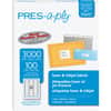 AVE30600 - Labels, 1" Width x 2 5/8" Length, Permanent Adhesive, Rectangle, Laser, Inkjet, White, 3000 / Box
