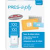 AVE30605 - Labels, 8 1/2" Width x 11" Length, Permanent Adhesive, Rectangle, Laser, Inkjet, White, 100 / Box
