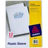 AVE72311 - Letter File Sleeve, 8 1/2" x 11", 100 Sheets Capacity, Polypropylene, Clear, Non-stick, Lightweight, 12 / Pack