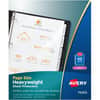 AVE74203 - Page Size Sheet Protectors, 1 x Sheet Capacity, For Letter 8 1/2" x 11" Sheet, Ring Binder, Clear, Polypropylene, 50 / Box
