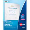 AVE74404 - Display Protectors, 20 x Sheet Capacity, For Letter 8 1/2" x 11" Sheet, Top Loading, Clear, Polypropylene, 1 Pack