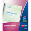 AVE75536 - Standard Weight Sheet Protectors, Sheet Capacity, For Letter 8 1/2" x 11" Sheet, Ring Binder, Top Loading, Clear, Polypropylene, 1 Box