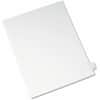 AVE82187 - Side Tab Individual Legal Dividers, 25 x Divider(s), Side Tab(s), Y, 1 Tab(s)/Set, 8.5" Divider Width x 11" Divider Length, Letter, 8.50" Width x 11" Length, White Paper Divider, 20% Recycled, 1 Pack