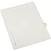 AVE82207 - Allstate-Style Individual Legal Dividers, 25 x Divider(s), Side Tab(s), 9, 1 Tab(s)/Set, 8.5" Divider Width x 11" Divider Length, Letter, White Paper Divider, Clear Tab(s), 20% Yes, 1 Pack