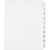 AVE82319 - Individual Legal Dividers, 1 x Divider(s), Side Tab(s), I-X, 10 Tab(s)/Set, 8.5" Divider Width x 11" Divider Length, Letter, 8.50" Width x 11" Length, White Paper Divider, White Tab(s), 20% Recycled