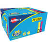 AVE98189 - Hi-Liter(R), Pink and Yellow Highlighters, 24 Total (98189), Chisel Marker Point, Fluorescent Yellow, Fluorescent Pink Ink, Water Based, School, Office, Home, Document, 24 / Box