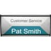 AVT75390 - People Pointer Wall Sign, 8.8" Width x 4" Height x 0.6" Depth, Door-mountable, Wall Mountable, Mounting Hardware, Aluminum, Plastic, Black, 1 Each