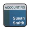 AVT83701 - Do-It-Yourself Cubicle Wall Signs, 4.5" Width x 4.5" Height x 1" Depth, Wall Mountable, Cubicle-mountable, Mounting Hardware, Black, 1 Each
