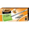 BICGSM11BK - Round Stic Ballpoint Pens, Medium Pen Point, Black Ink, Black Barrel, 12 / Dozen