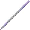 BICGSMG11PE - Round Stic Grip Ballpoint Pen, Medium Pen Point, Purple Ink, Frost Barrel, 1 Dozen