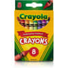CYO523008 - Regular Size Crayon Sets, 3.6" Length x 0.3" Diameter, Assorted, 8 / Box