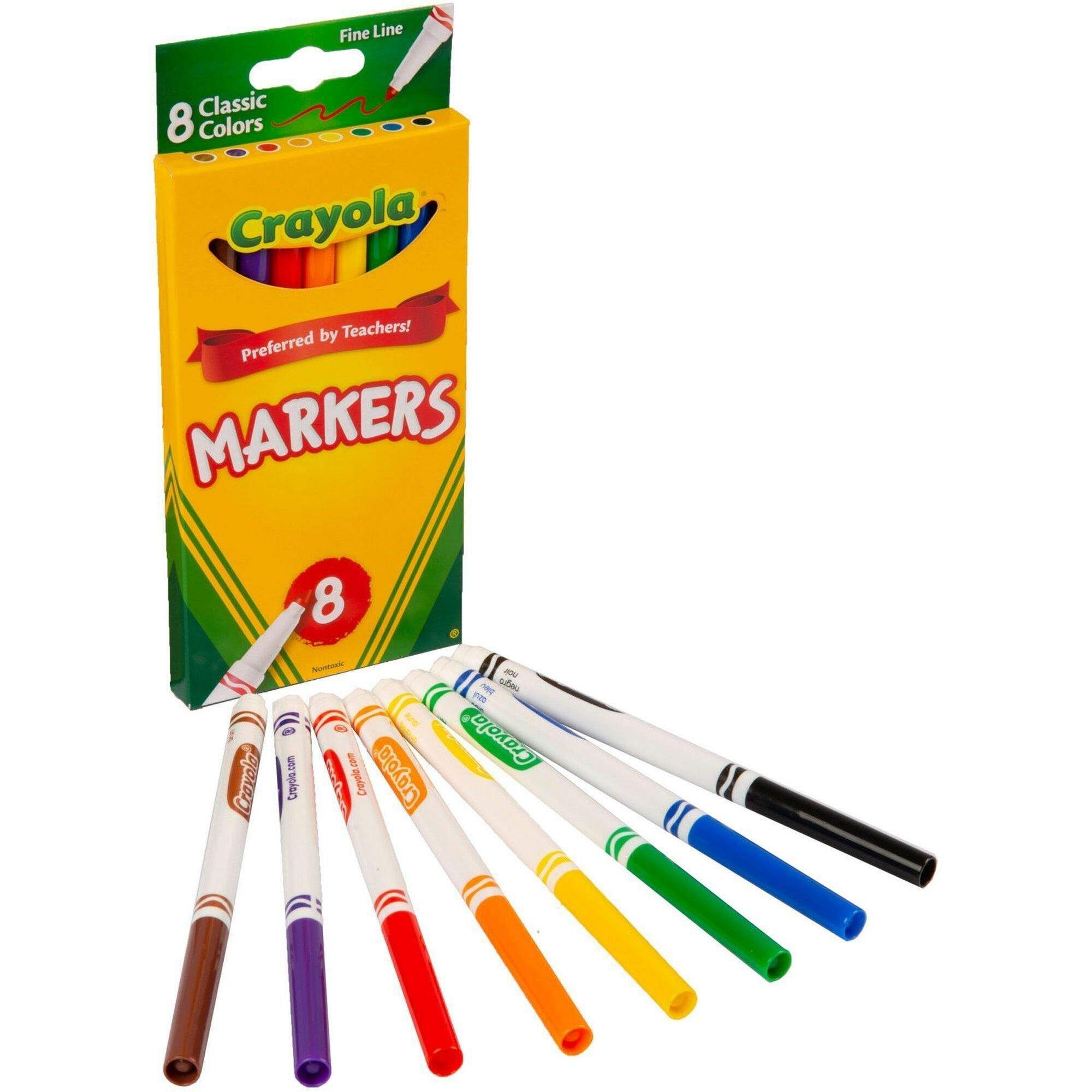 Classic Colors Broad Line Markers by Crayola CYO587722