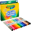 CYO587812 - Classic Washable Markers, Broad Conical Marker Point, Washable, Assorted, Orange, Yellow, Green, Blue, Violet, Brown, Black, Gray, Flamingo Pink, Blue, ... Ink, Water Based, 12 / Set