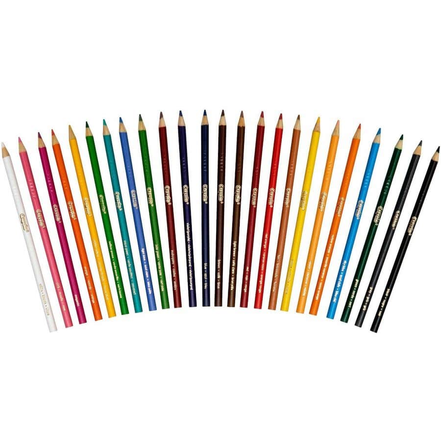 Presharpened Colored Pencils by Crayola CYO684024 | OnTimeSupplies.com
