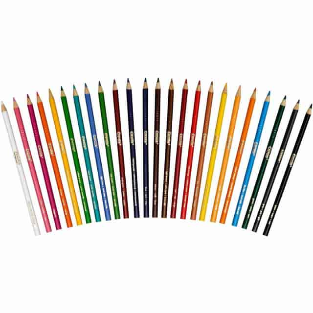 Crayola Matite Colorate In Legno A Canna Corta – Set Da 12 Colori Assortiti, Lavabili, Per Bambini Dai 6 Anni (Confezione Da 3 Set)