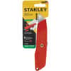 BOS10189C - Self-retracting Utility Knife, 1 Blade, 0.8" Height x 3" Width x 8.5" Length, Self-retractable, Spring-loaded Blade, Red, 1 Each
