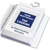 CLI61003 - Poly Top-loading Sheet Protectors, For Letter 8 1/2" x 11" Sheet, 3 x Holes, Ring Binder, Clear, Polypropylene, 50 / Box