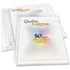CLI62020 - High-Capacity Top-Loading Sheet Protectors, 50 x Sheet Capacity, For Letter 8 1/2" x 11" Sheet, Clear, Polypropylene, 25 / Box