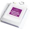 CLI62033 - Heavyweight Top-Loading Sheet Protector, For Letter 8 1/2" x 11" Sheet, 3 x Holes, Ring Binder, Clear, Polypropylene, 100 / Box