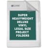 CLI62139 - Legal Project File, 8 1/2" x 14", Vinyl, Clear, Heavyweight Cover, 50 / Box