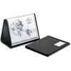 CRD52132 - Easel Showfile Presentation Book, Letter, 8 1/2" x 11" Sheet Size, 40 Sheet Capacity, Pocket: 20, Front, Internal, Poly, Black, 13.44 oz, Lightweight, Hook & Loop Closure, Acid-free, 1 Each