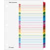CRD60218 - A-Z OneStep Index System, 26 x Divider(s), Printed Tab(s), Character, A-Z, 26 Tab(s)/Set, 9" Divider Width x 11" Divider Length, Letter, 8.50" Width x 11" Length, 3 Hole Punched, White Divider