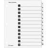 CRD61213 - OneStep Numbered Index System, 12 x Divider(s), Printed Tab(s), Digit, 1-12, 12 Tab(s)/Set, 9" Divider Width x 11" Divider Length, Letter, 8.50" Width x 11" Length, 3 Hole Punched, White Divider