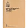 DOM612 - Bookkeeping Record Book, 128 Sheet(s), Wire Bound, 8.75" x 11.25" Sheet Size, White Sheet(s), Beige Cover, Recycled, 1 Each