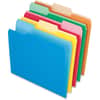 PFX15213ASST - 1/3 Tab Cut Letter Top Tab File Folder, 8 1/2" x 11", Top Tab Location, Assorted Tab Position, 11 pt., 1 Plys, Assorted, Reinforced, Preprinted, Acid-free, 100 / Box